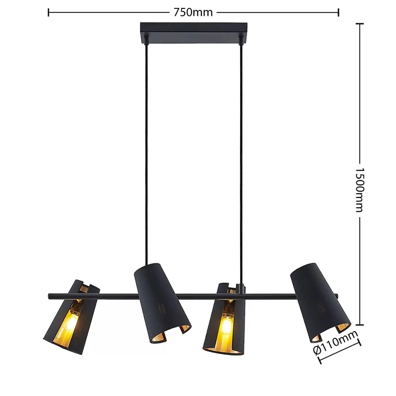 B-Ware Lindby Zylindro Pendellampe Pendelleuchte Lampe Leuchte Hängelampe Hängeleuchte