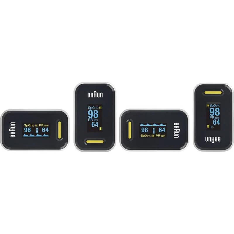 B-Ware Braun YK-81CEU Fingerdrucksensor Blutsauerstoff Messgerät Fingerpulsoximeter