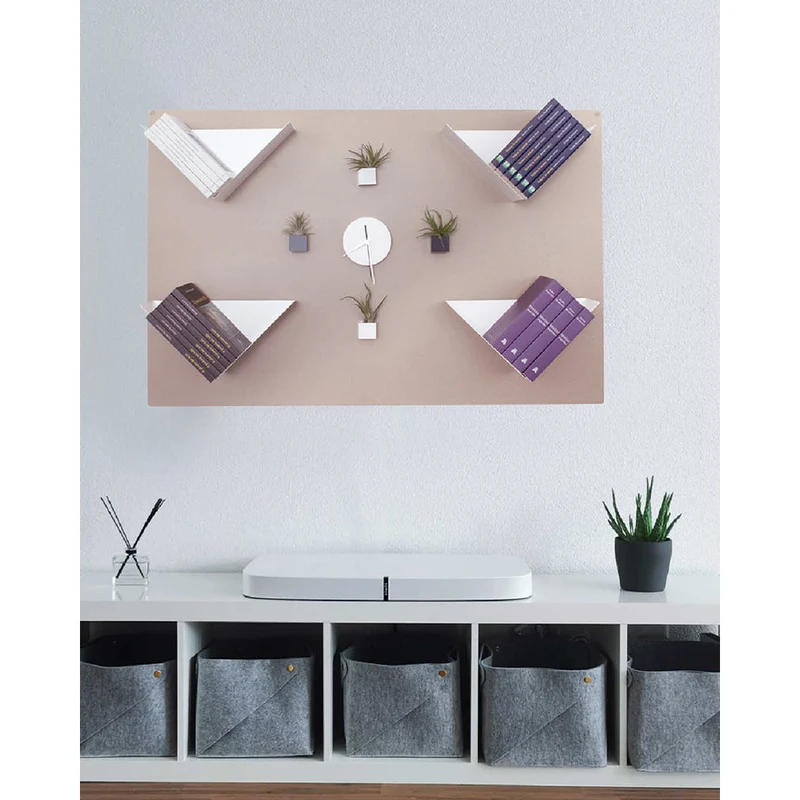 KalaMitica® Kreidetafel Magnetisch, Ohne Rahmen, 74x114cm, Beige