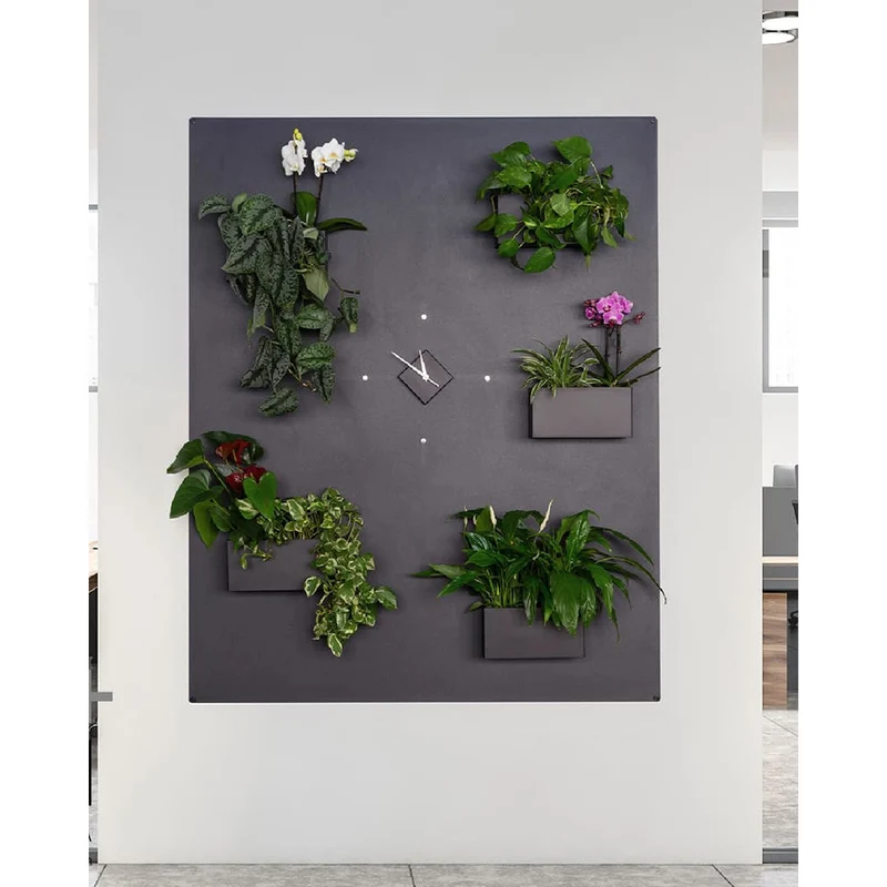 KalaMitica® Kreidetafel Magnetisch, Ohne Rahmen, 74x114cm, Schwarz/Anthrazit