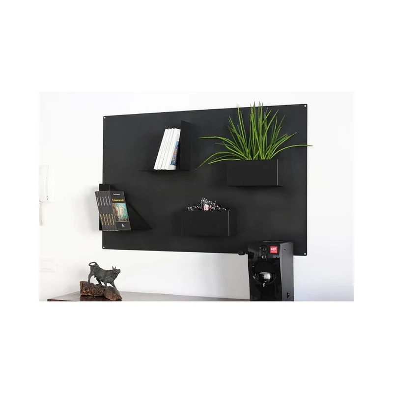 KalaMitica® Kreidetafel Magnetisch, Ohne Rahmen, 74x114cm, Schwarz/Anthrazit