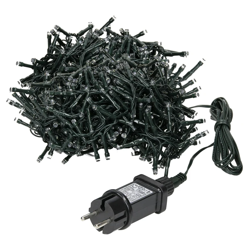 LED Lichtvorhang 12m warmweiß mit 360 LEDs aus PVC