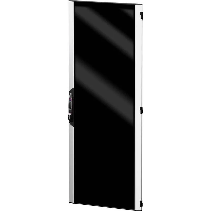 B-Ware Rittal Netzwerkschrank Sichttür Aluminium 19 Zoll 800x2000mm schwarz silber