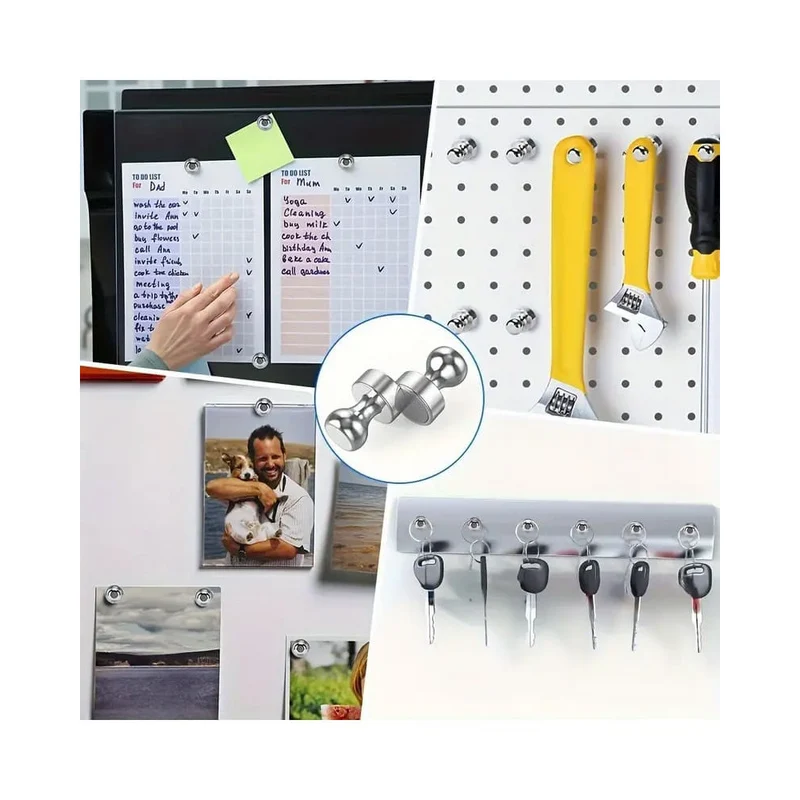 30 Stück Neodym-Kegelmagnete, stark haftende Powermagnete