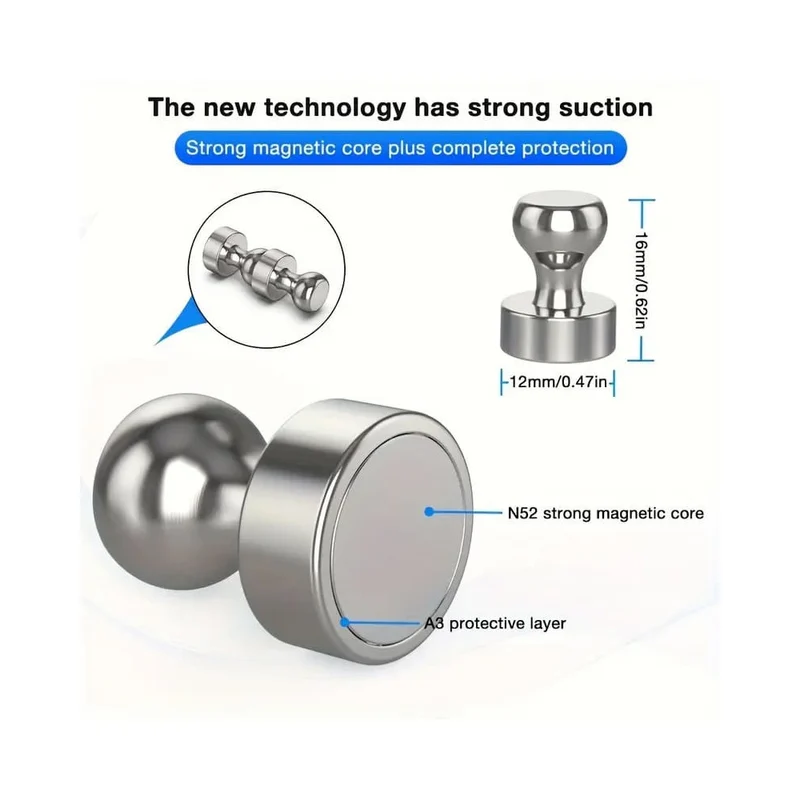 30 Stück Neodym-Kegelmagnete, stark haftende Powermagnete