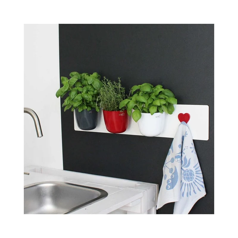 KalaMitica® Kreidetafel Magnetisch, Ohne Rahmen, 14x70cm, Weiss