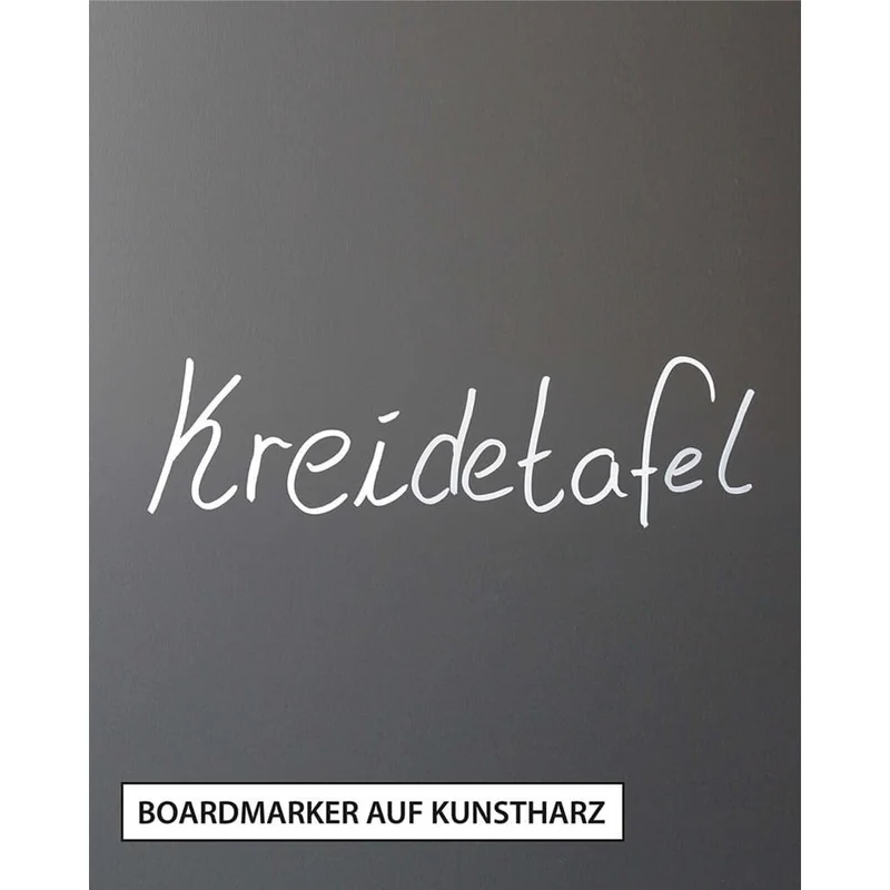 Wetterfeste Kreidetafel ohne Rahmen, 42x60cm