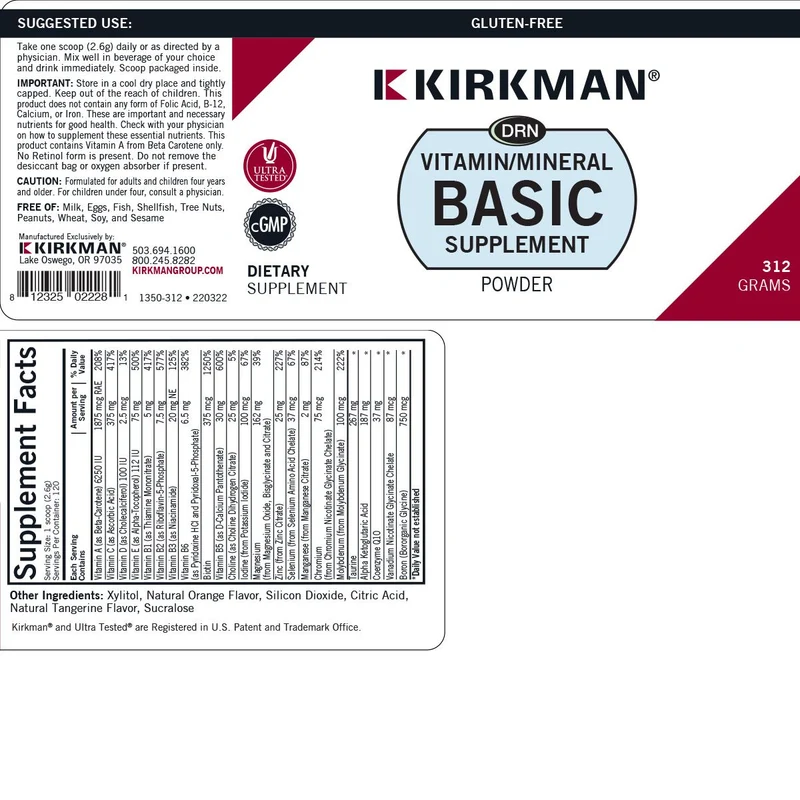 DRN Vitamin/Mineral Basic Supplement Powder