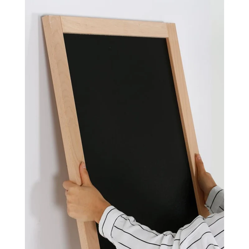 Kreidetafel Magnetisch, DIN A0, Holzrahmen Slide-In, Natur (B-Ware)