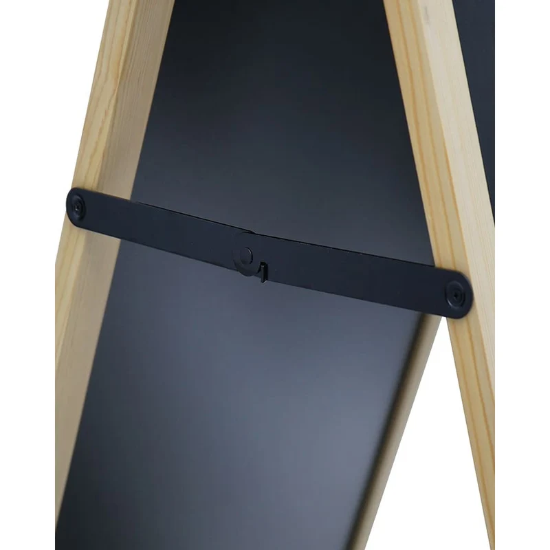 Holz Gehwegkreidetafel A2 – Magnetisch, Outdoor