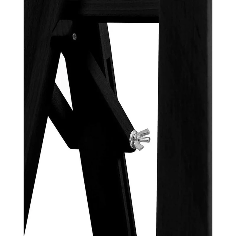 Holz Staffelei Classic, Schwarz, 175cm
