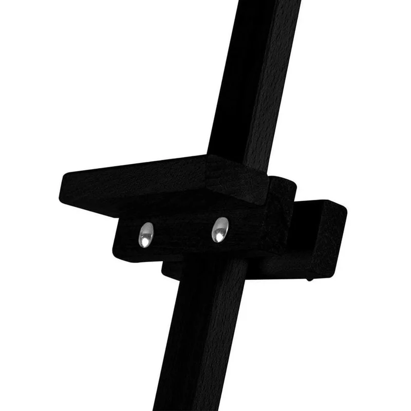 Holz Staffelei Classic, Schwarz, 175cm