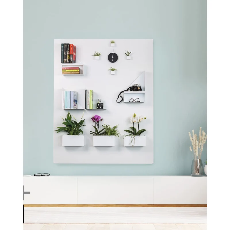 KalaMitica® Kreidetafel Magnetisch, Ohne Rahmen, 100x145cm, Weiss