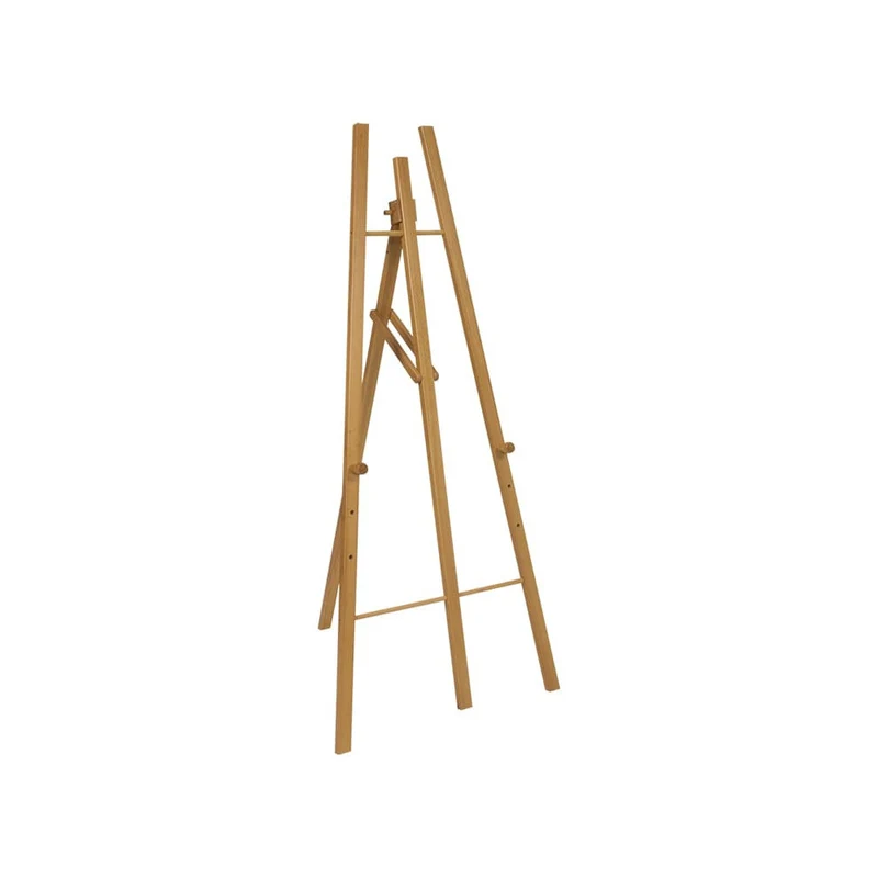 Securit® Kiefernholz Staffelei, 165cm, Teak, Outdoor
