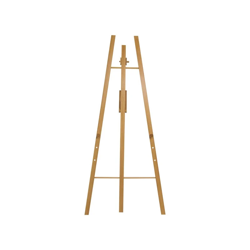 Securit® Kiefernholz Staffelei, 165cm, Teak, Outdoor