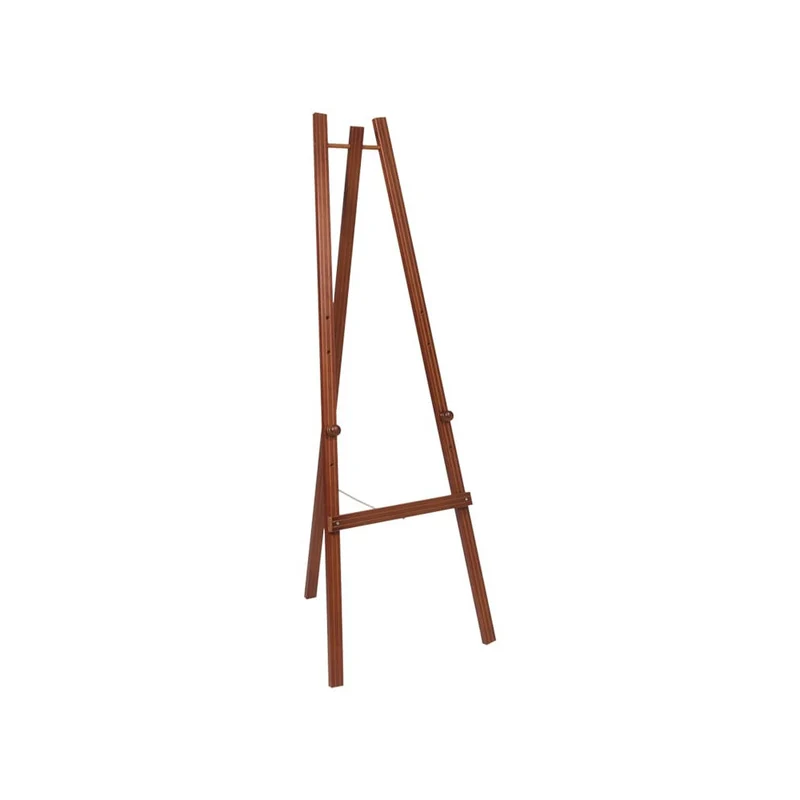 Securit® Kiefernholz Staffelei, 165cm, Mahagoni, Outdoor