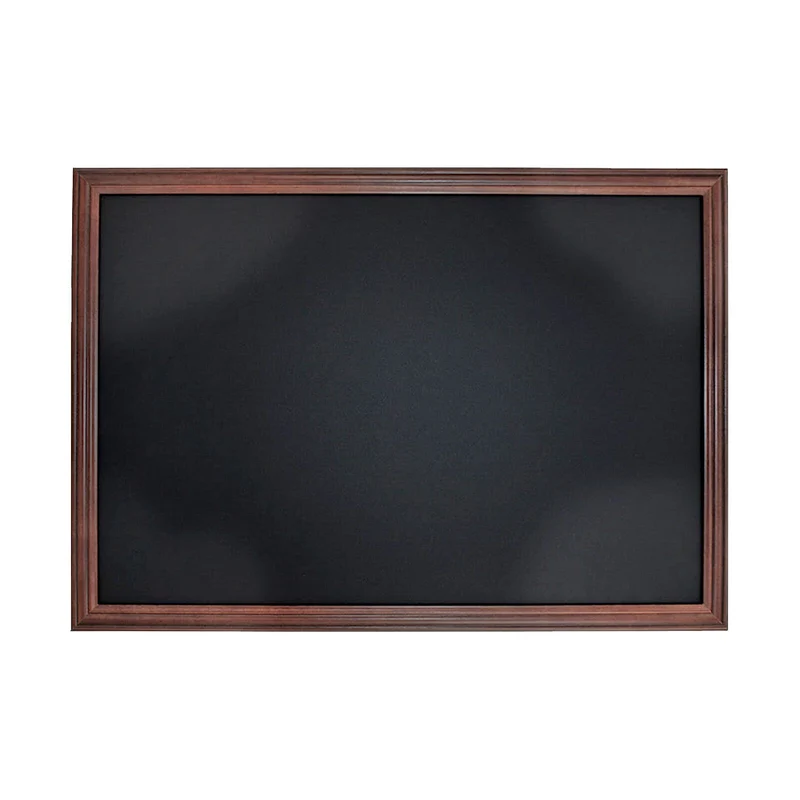 Wandkreidetafel mit Profil-Holzrahmen Braun – A3, A2 & A1