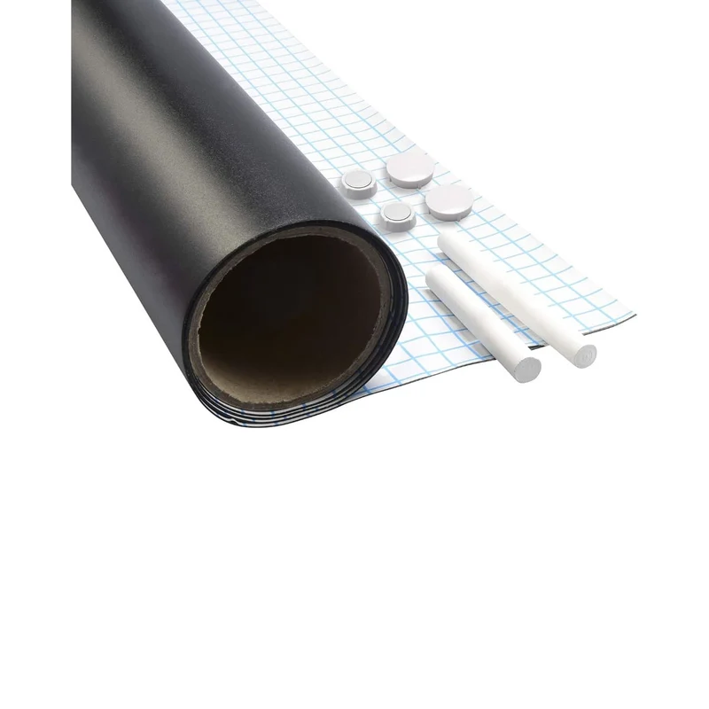 Kreidetafelfolie / Wandtafelfolie Magnetisch, Selbstklebend, Schwarz, 60x90cm