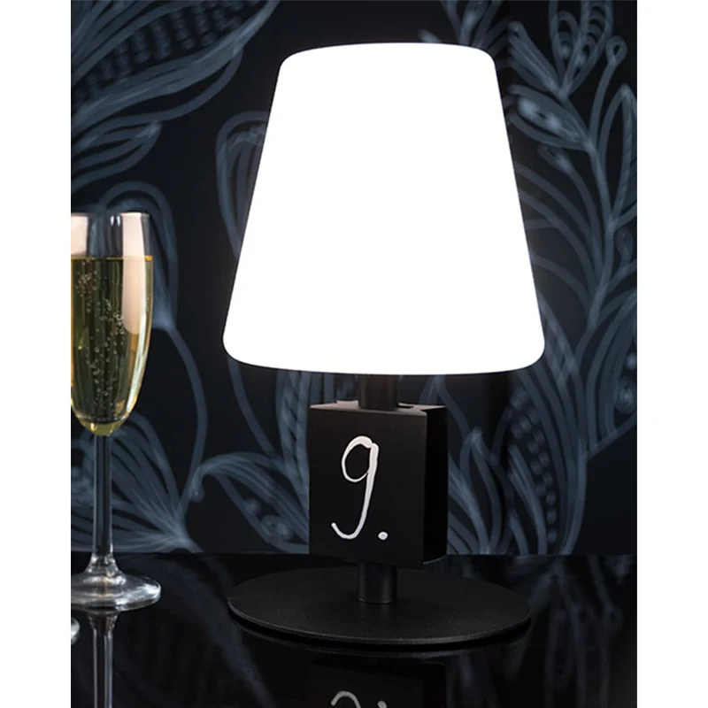 Securit® LED Tischlampe mit Kreidetafel-Tags