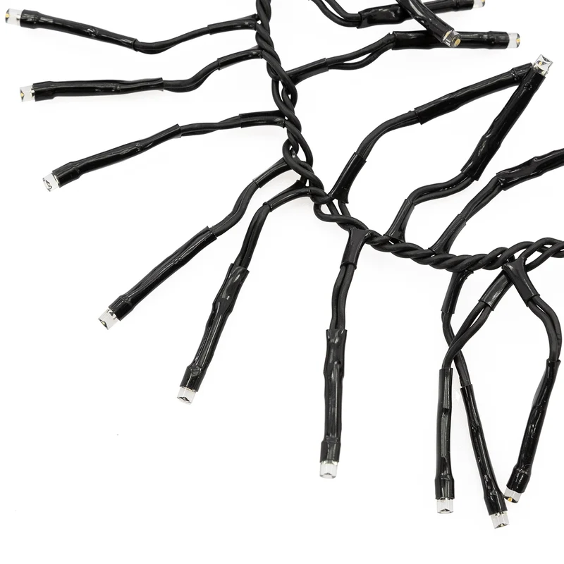 LED Cluster Lichterkette 22 m mit 3000 LEDs Warmweiß IP44