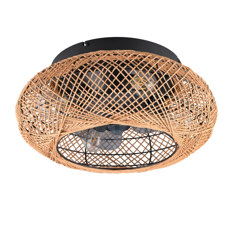B-Ware Reality Leuchten Deckenventilator Lillesand mit Licht leise Ø 50 cm Ventilator