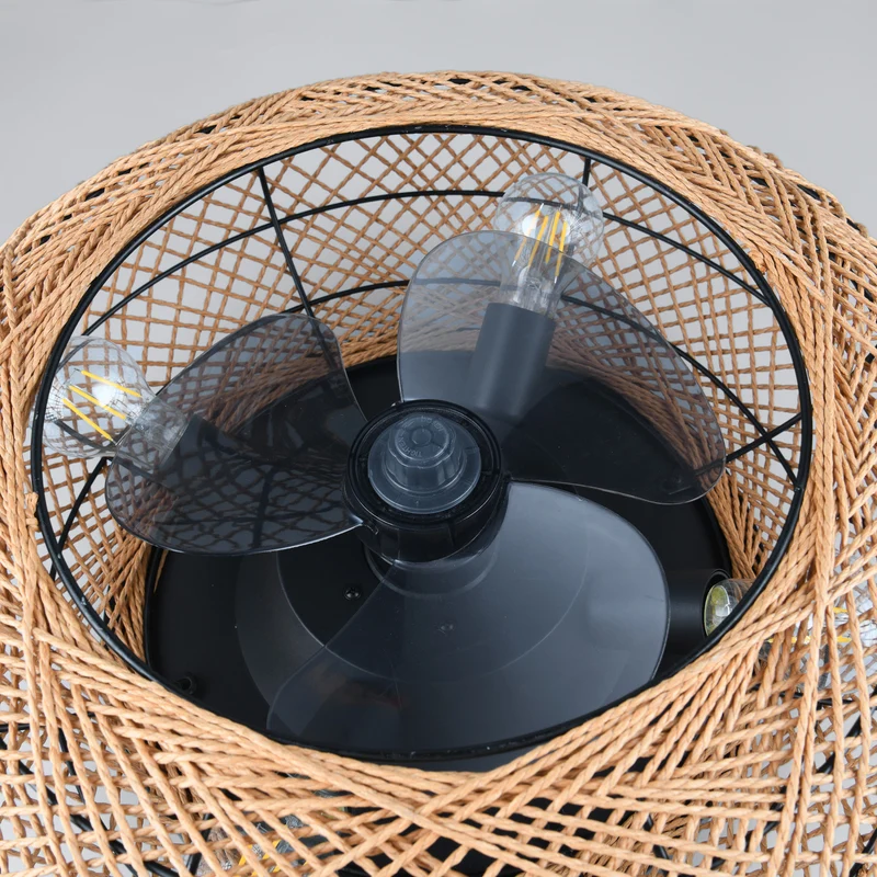 B-Ware Reality Leuchten Deckenventilator Lillesand mit Licht leise Ø 50 cm Ventilator