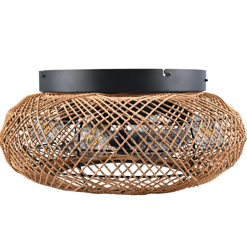 B-Ware Reality Leuchten Deckenventilator Lillesand mit Licht leise Ø 50 cm Ventilator