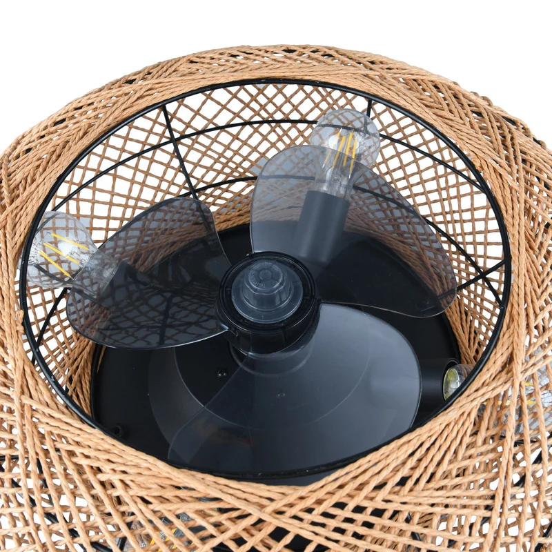 B-Ware Reality Leuchten Deckenventilator Lillesand mit Licht leise Ø 50 cm Ventilator
