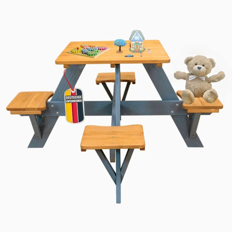Coemo Kindersitzgruppe Romy Kindertisch und Sitze Gartentisch