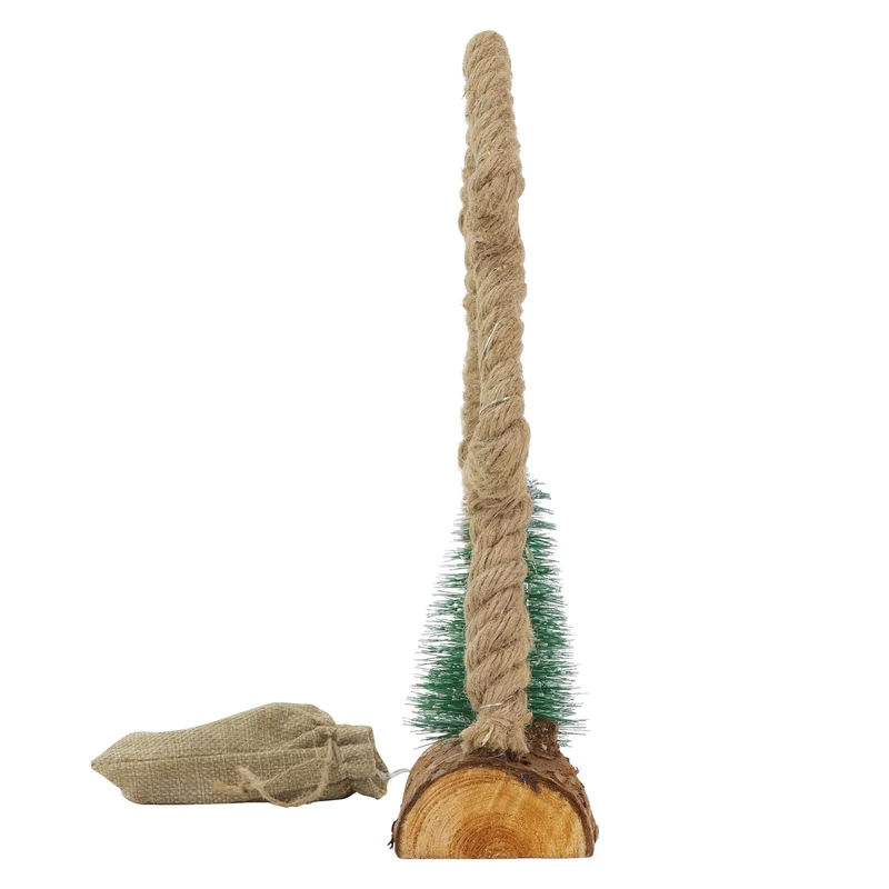 Deko LED Jute Stern mit LED-Beleuchtung