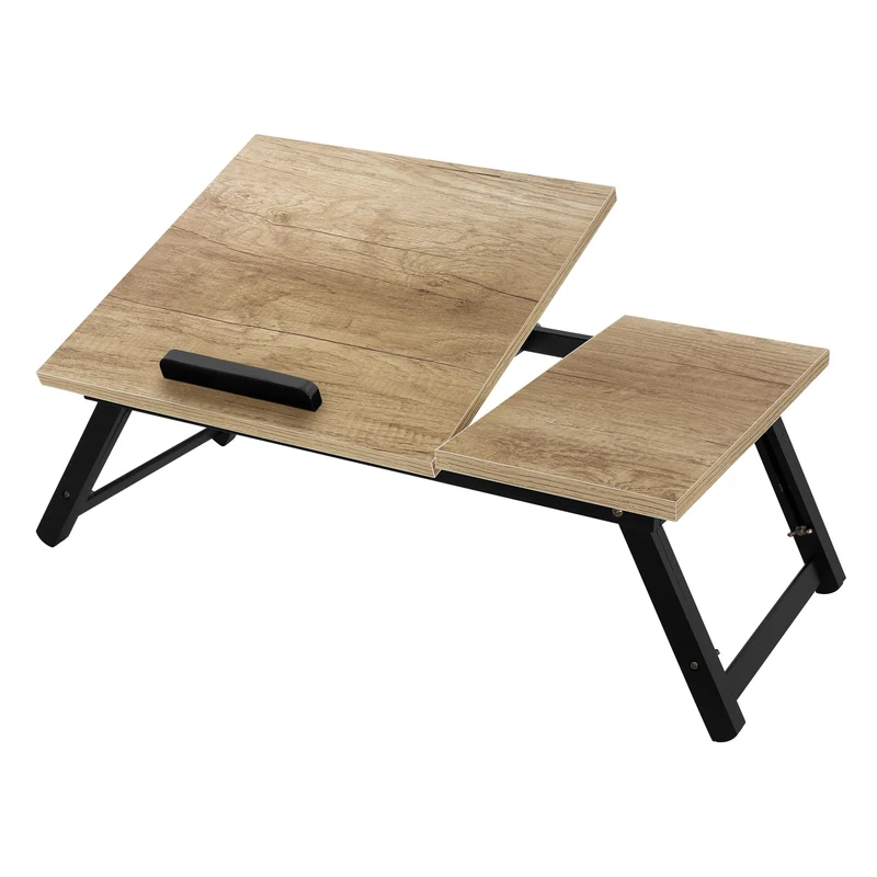 ML-Design | Laptoptisch klappbar aus Holz Lapdesks Notebooktisch fürs Bett/Sofa