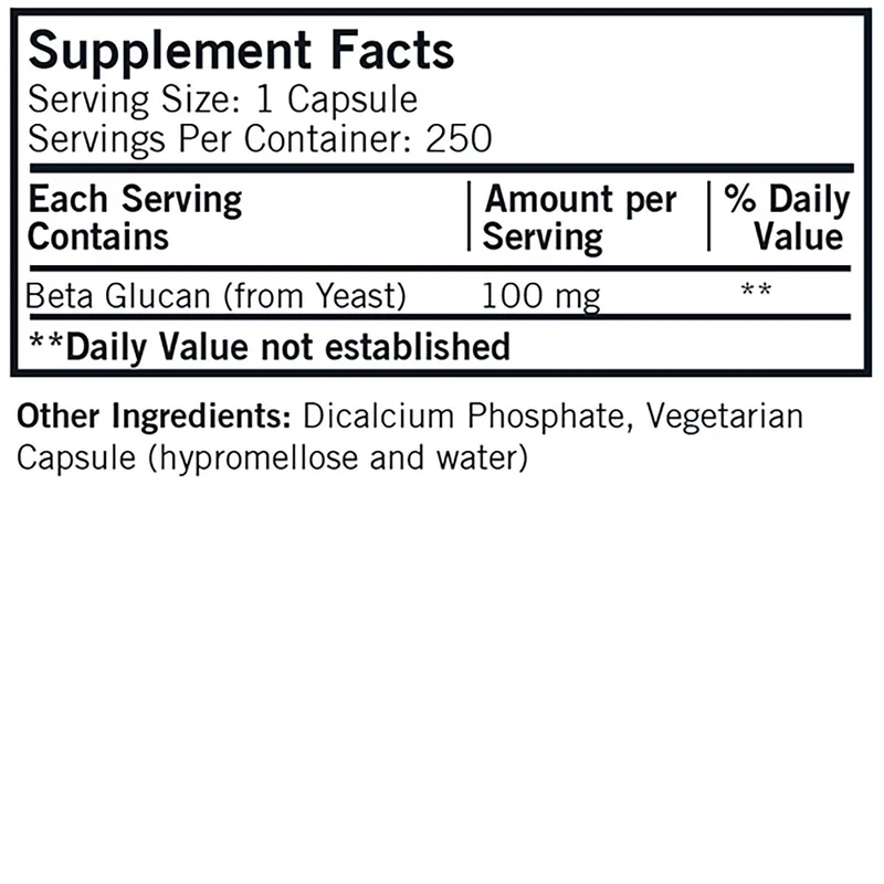 Beta Glucan (1,3/1,6) - Hypoallergenic OVERSTOCK BUB 10/31/26