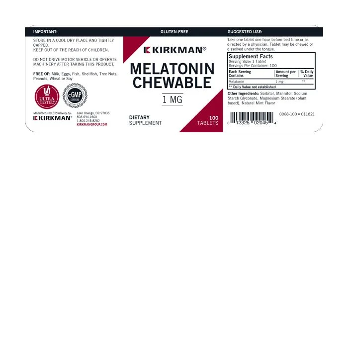 Melatonin 1mg Sublingual 100ct