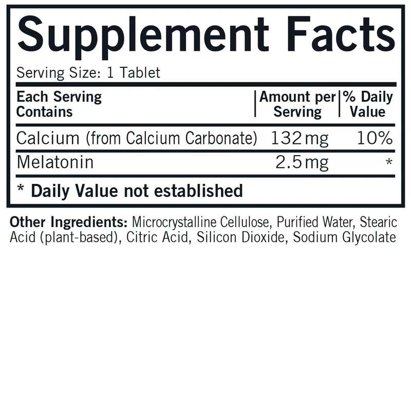 Melatonin Extended Release Tablets 2.5mg 150 ct