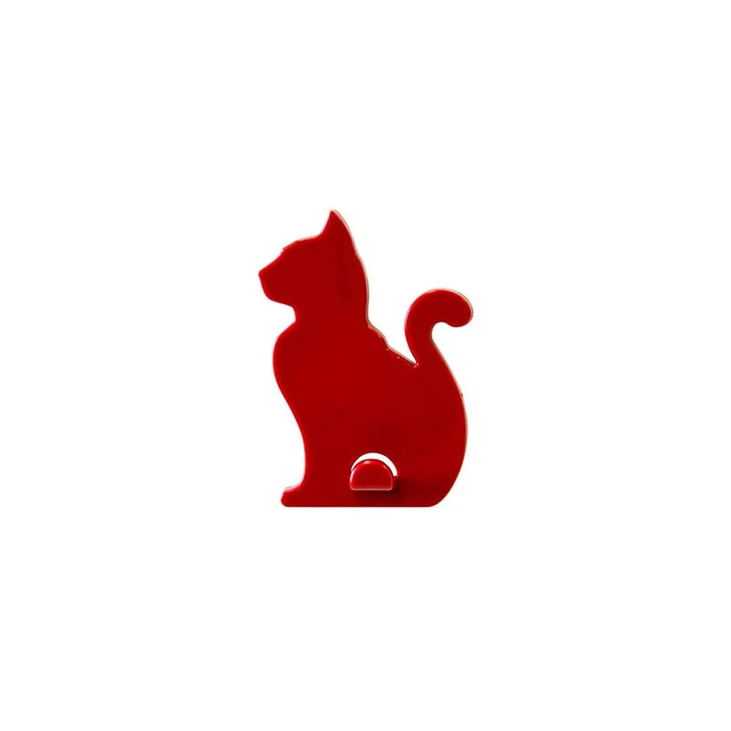 KalaMitica® Magnetischer Aufhänger Neodym, Katze, Rot
