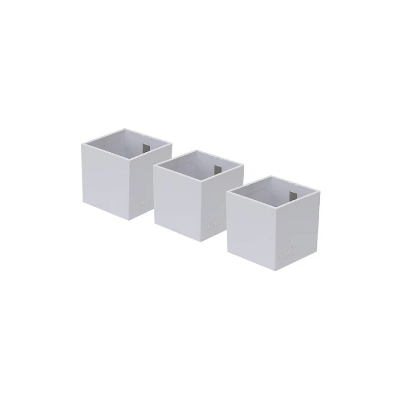 KalaMitica® Magnetische Würfelbehälter Neodym, Ø6cm, Weiss, 3 Stk.