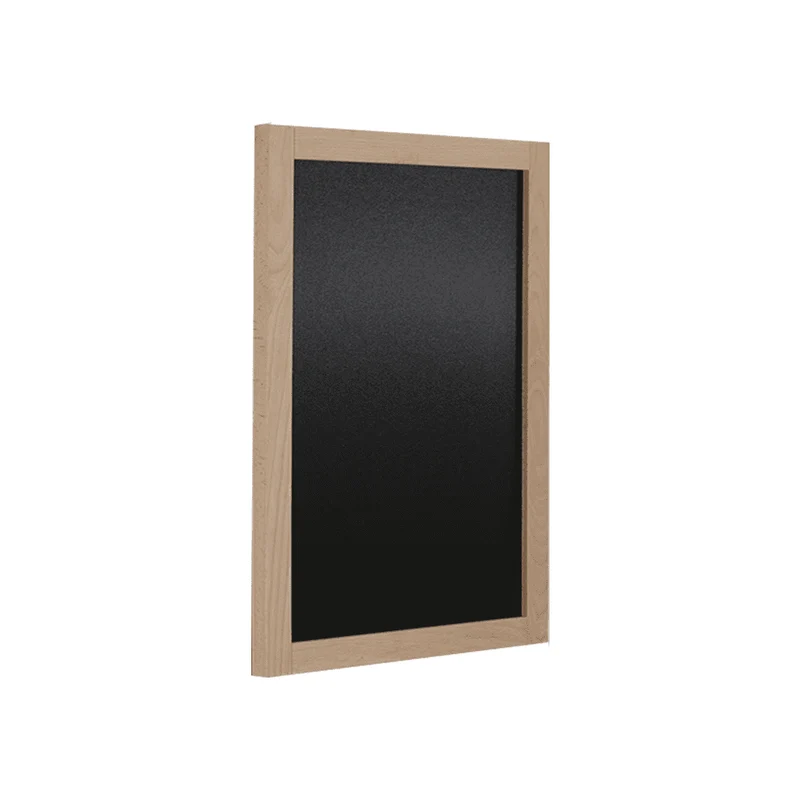 XXL Kreidetafel mit Holzrahmen, Buche, 68x123cm, Indoor