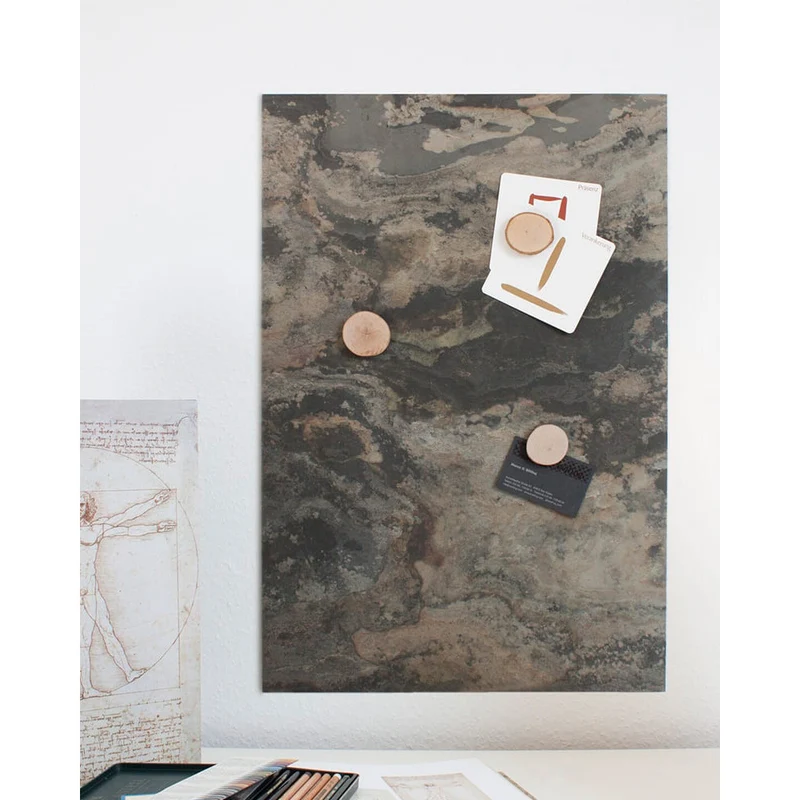 Schiefertafel Magnetisch "Rustic Earth", 61x80cm