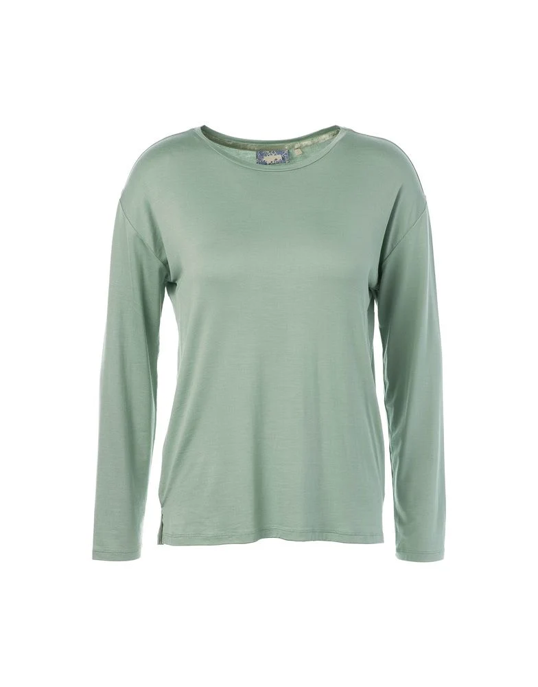 Essenza Denna Uni Dusty teal Top Langarm XL