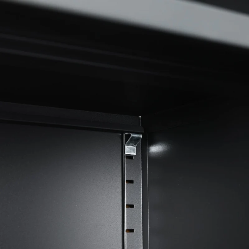 Einlegeboden Schwarz für bestimmte Vitrinen, Highboards & Kommoden