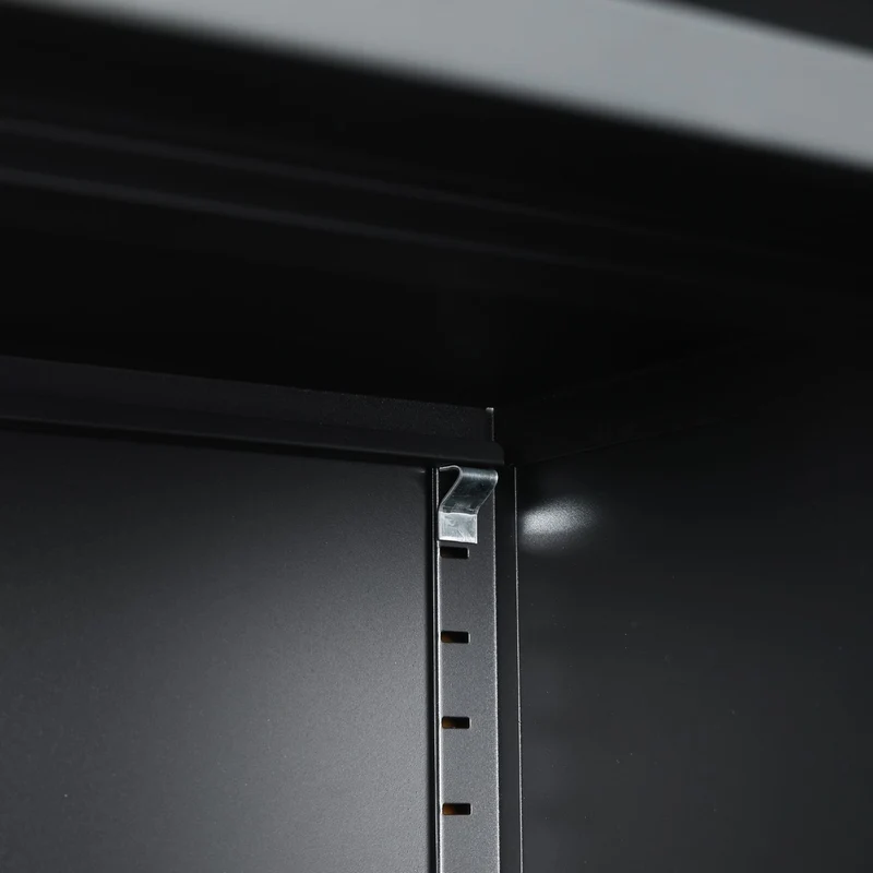 Einlegeboden Schwarz für bestimmte Vitrinen, Highboards & Kommoden