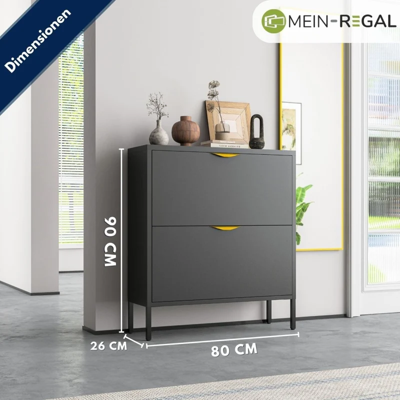 Mein-Regal Schuhschrank Paris 2 Schübe