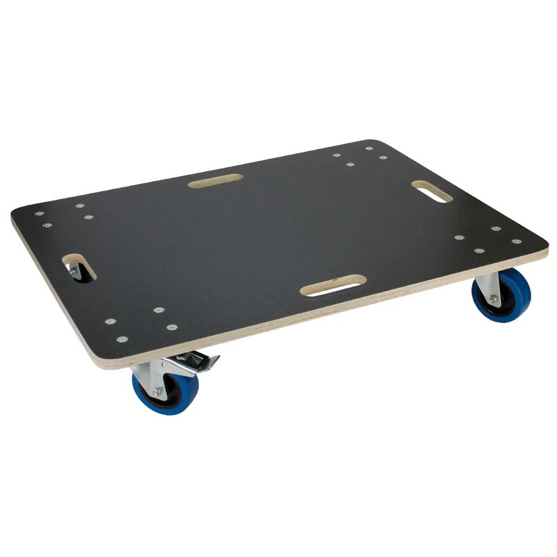 Rollbrett Möbelroller 60 x 80 cm aus Multiplex mit Feststellbremsen Tragkraft 800 kg