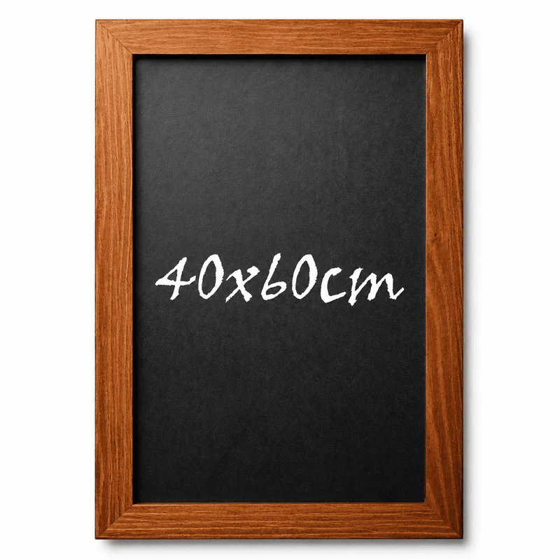 Kreidetafel "InspiraBoard" 40x60cm mit Holzrahmen – Indoor