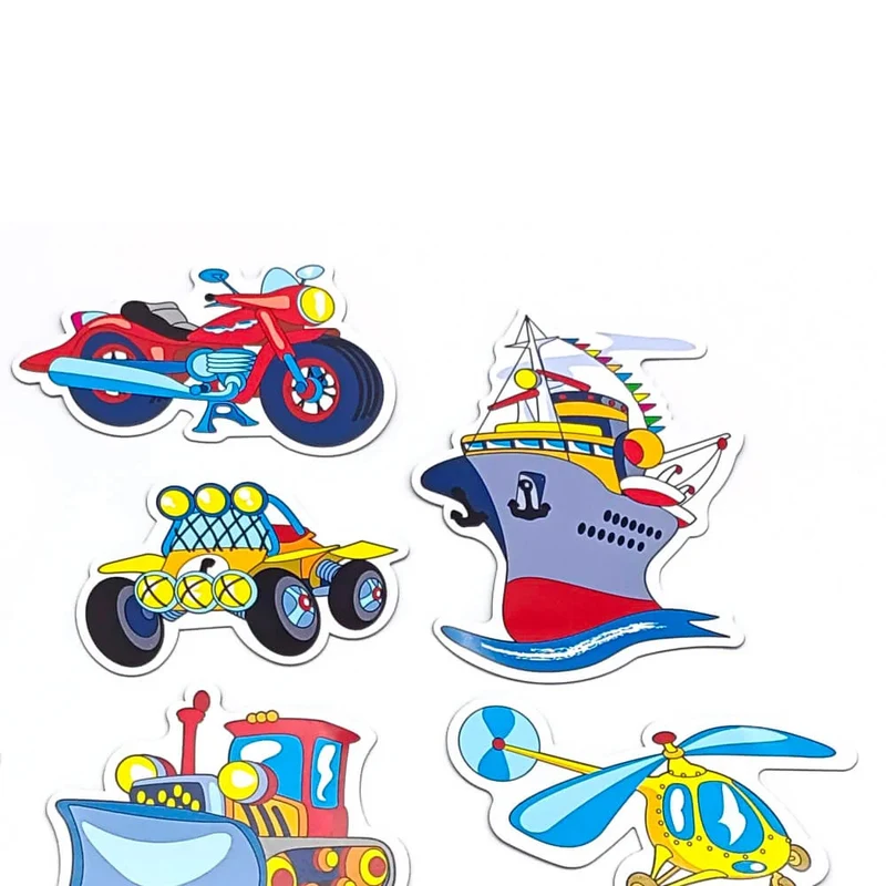 Magnet-Set Fahrzeuge – 9 kinderfreundliche Magnete für Spiel & Deko