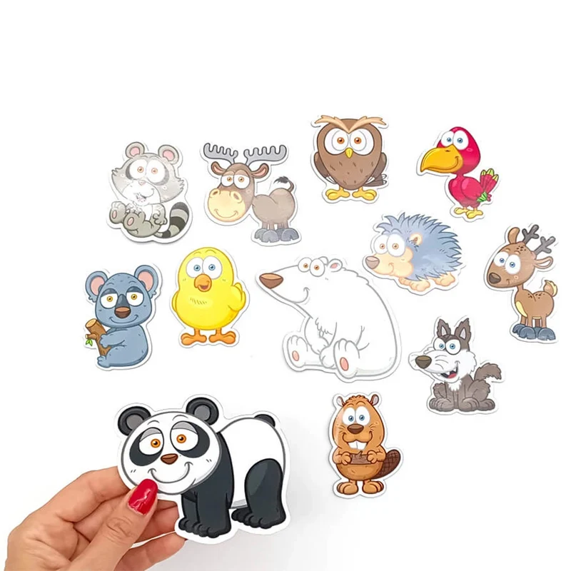 Magnet-Set Waldtiere – 12 kinderfreundliche Magnete für Spiel & Deko