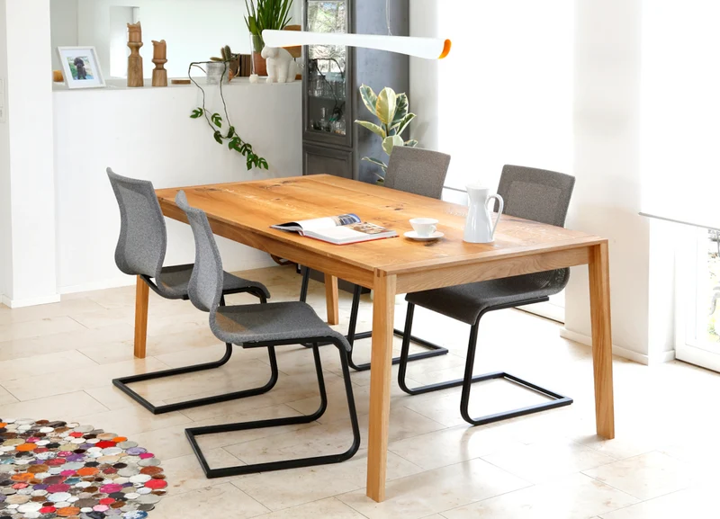 Tisch Ponte, Wildeiche, 200/98 cm - Abverkauf, stark reduziert