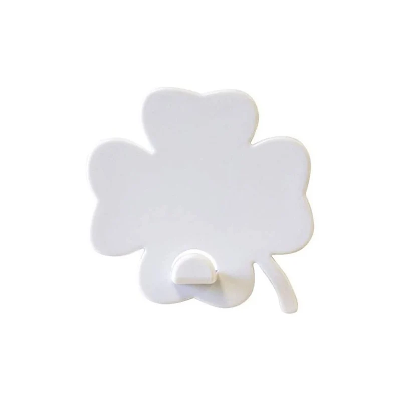 KalaMitica® Magnetischer Aufhänger Neodym, Kleeblatt, Weiss