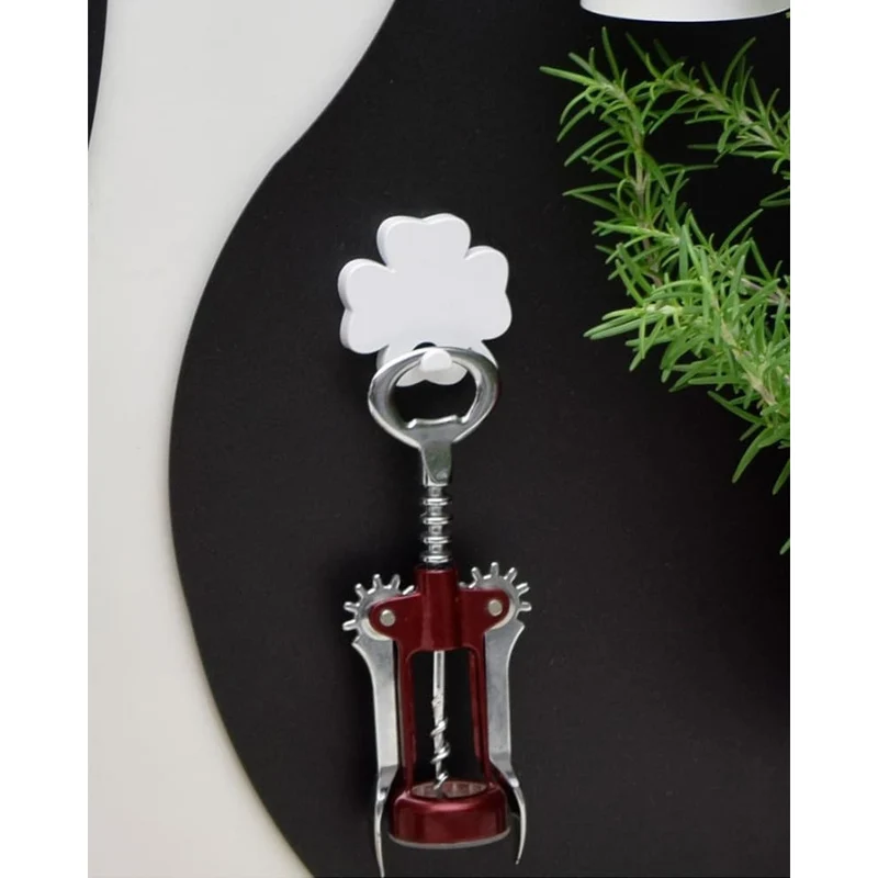 KalaMitica® Magnetischer Aufhänger Neodym, Kleeblatt, Weiss