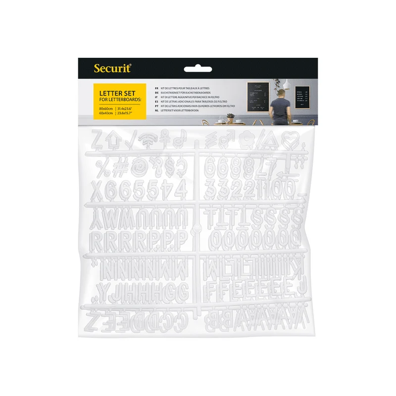 Securit® 360 Acryl Buchstaben, Nummern, Symbole für Letterboards